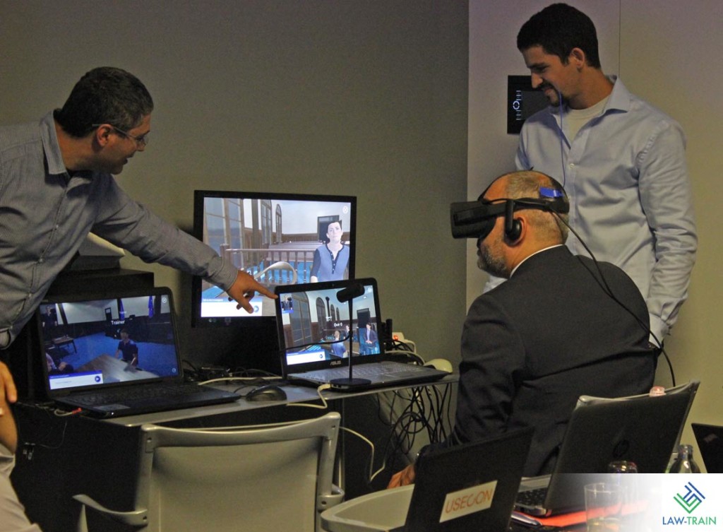 The 3D virtual environments could be experienced through Augmented Virtual Reality Glasses. This latest version of the 3D environments was presented by the technical partner Compedia.